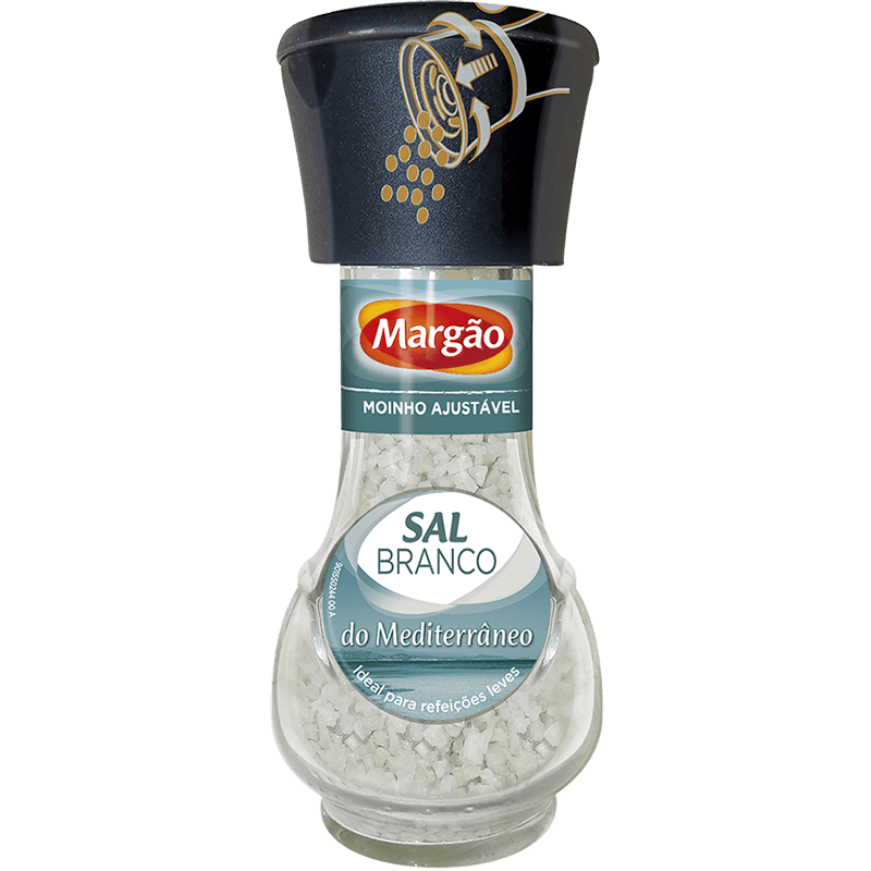 Moinho de Sal Branco do Mediterrâneo