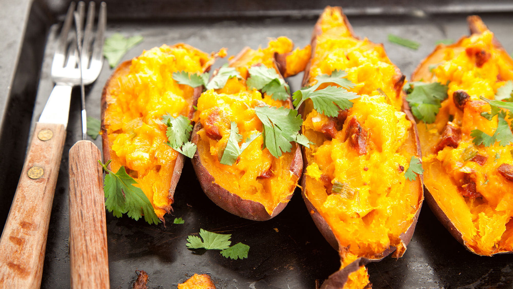 Batatas Doces Recheadas