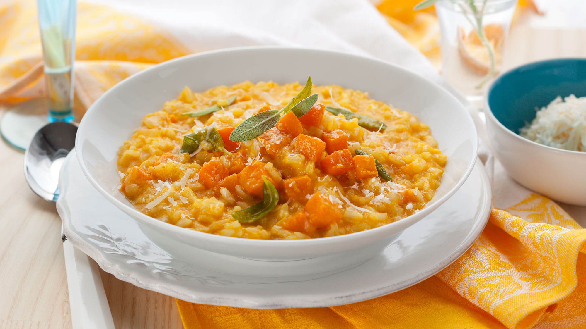 Risotto de Abobora e Salva