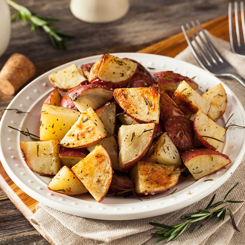 Batata Vermelha no Forno