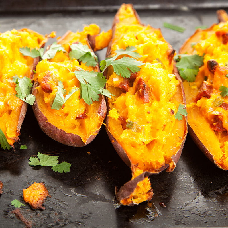 Batatas Doces Recheadas