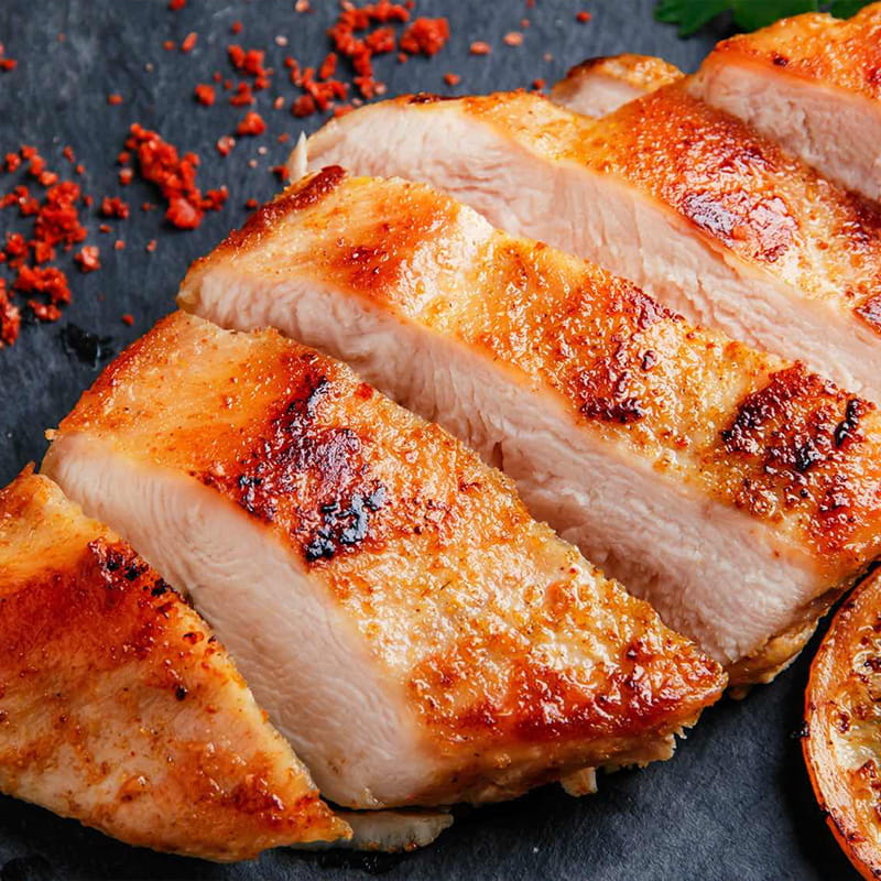 Peito de Frango Assado em Manteiga de Ervas