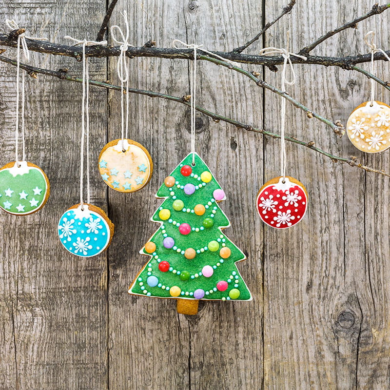 Bolachas Natalicias de Canela