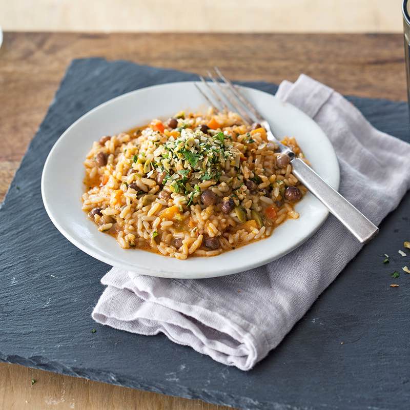 Arroz Caribenho de Guandu e Coco