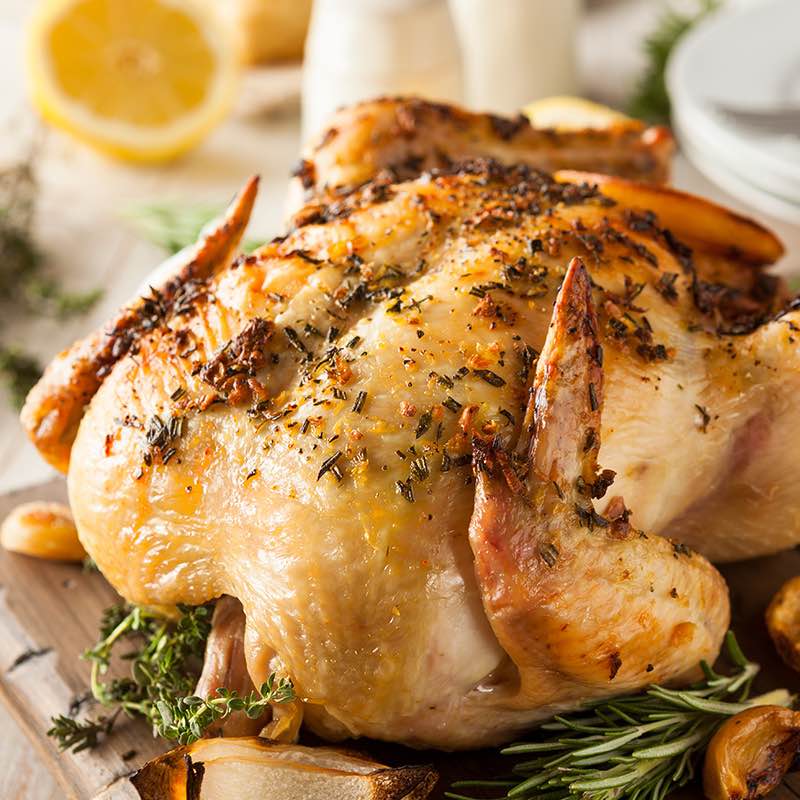 Frango Marinado com Ervas Aromaticas