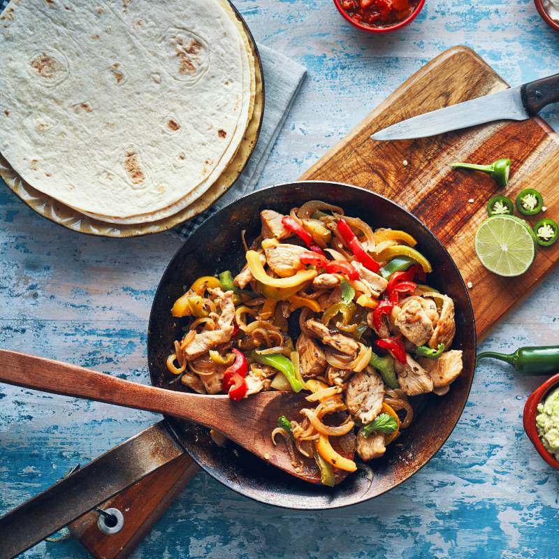 Fajitas de Frango