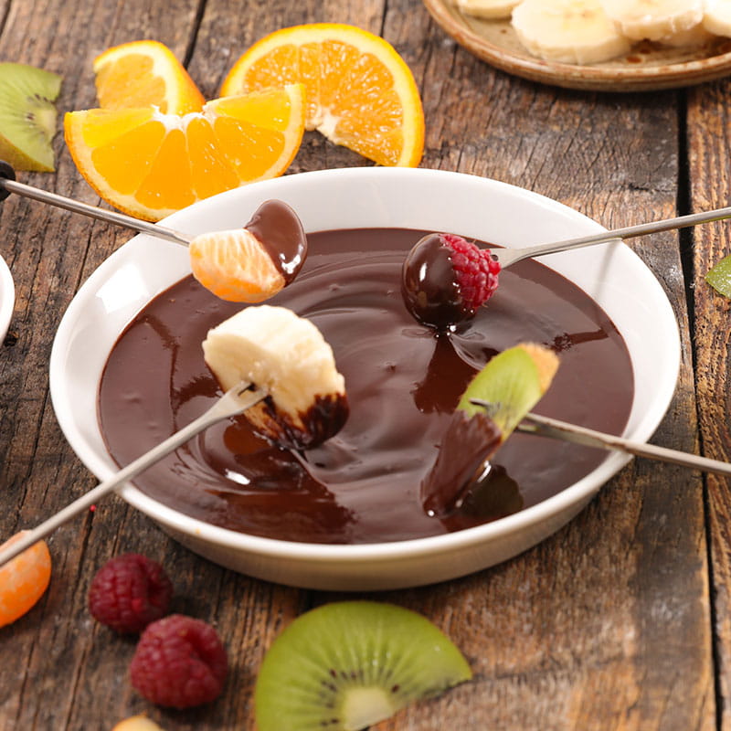 Fondue de Chocolate com Canela