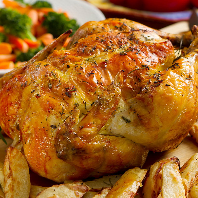 Frango no Forno com Alecrim e Batatas