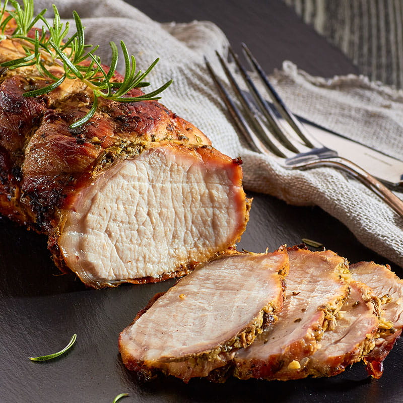 Lombinhos de Porco com Molho de Mostarda