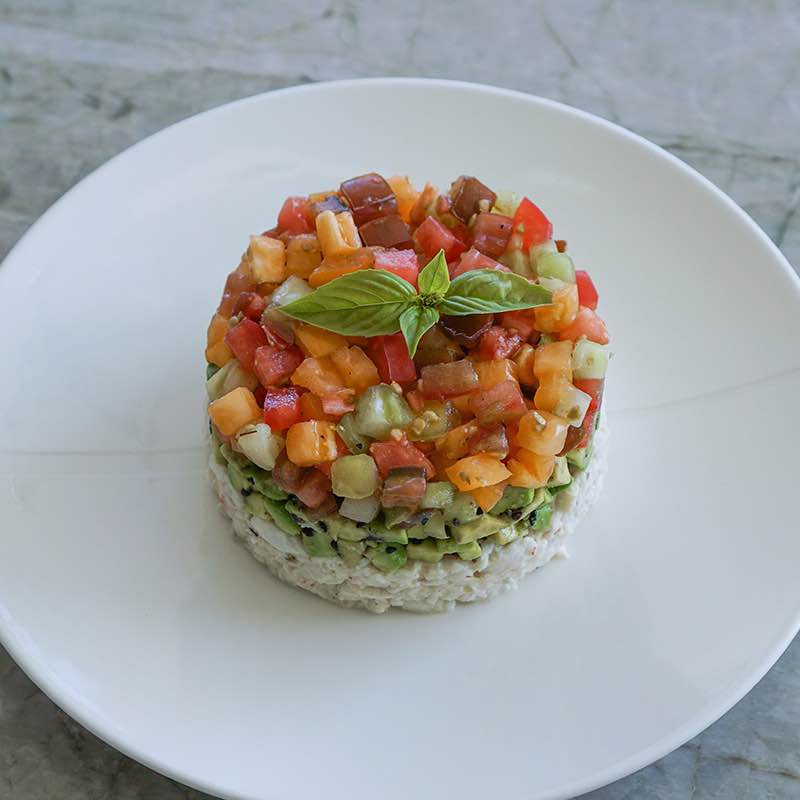 Marinada de Abacate e Robalo com Paprika