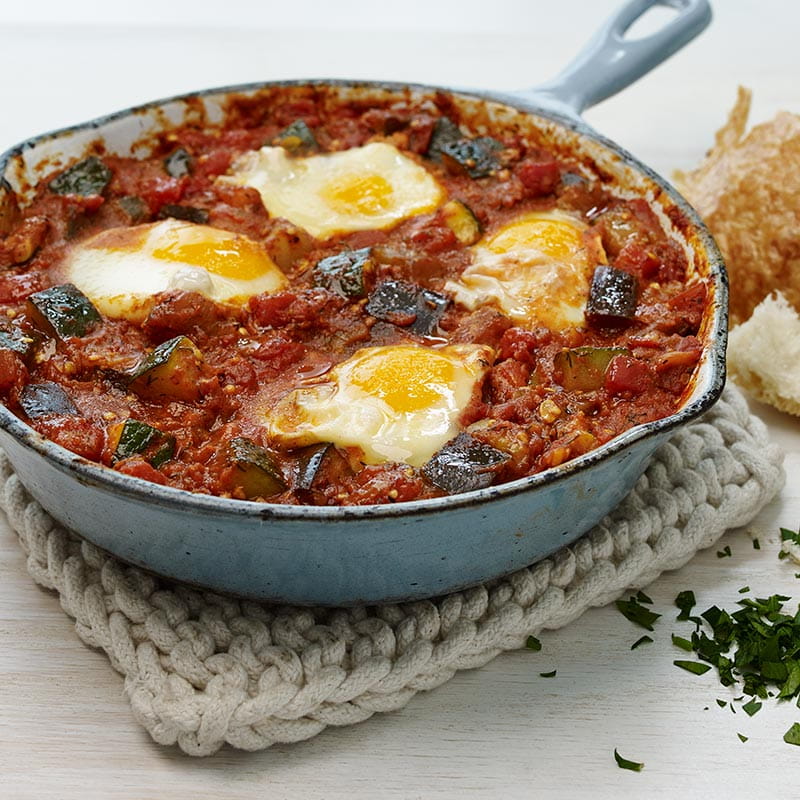 Shakshuka Mediterrânica de Vegetais