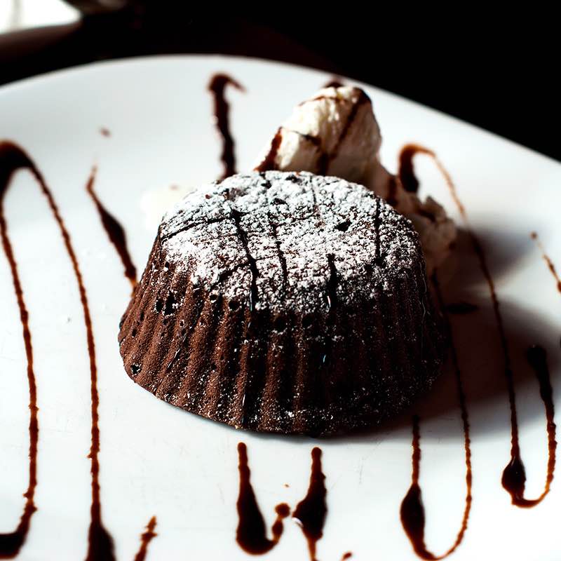 Brownies Mexicanos Apimentados com Natas Batidas e Chocolate