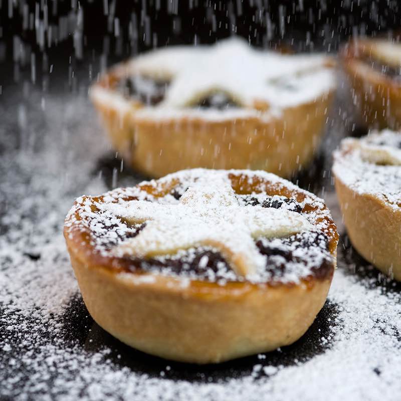 Mini Tartes de Carne e Canela