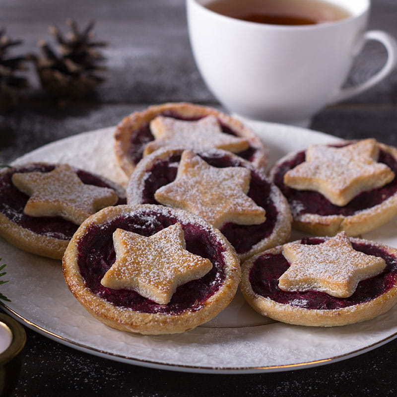 Tartes de frutos vermelhos