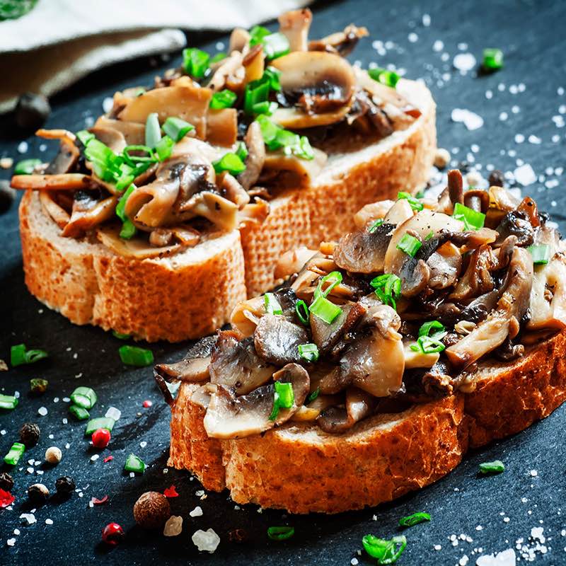 Torrada de Cogumelos