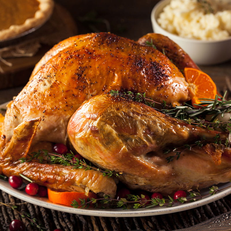 Peru Assado com Cravinho