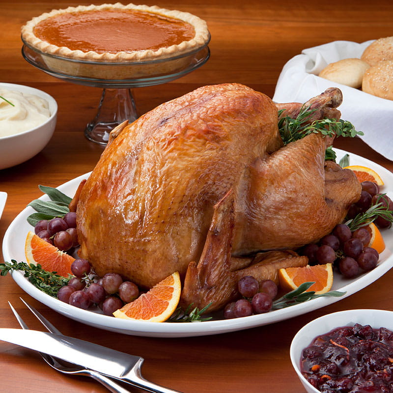 Peru com Salva e Molho de Alperce