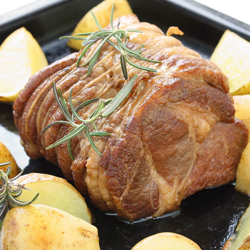 Porco Assado a Mexicana