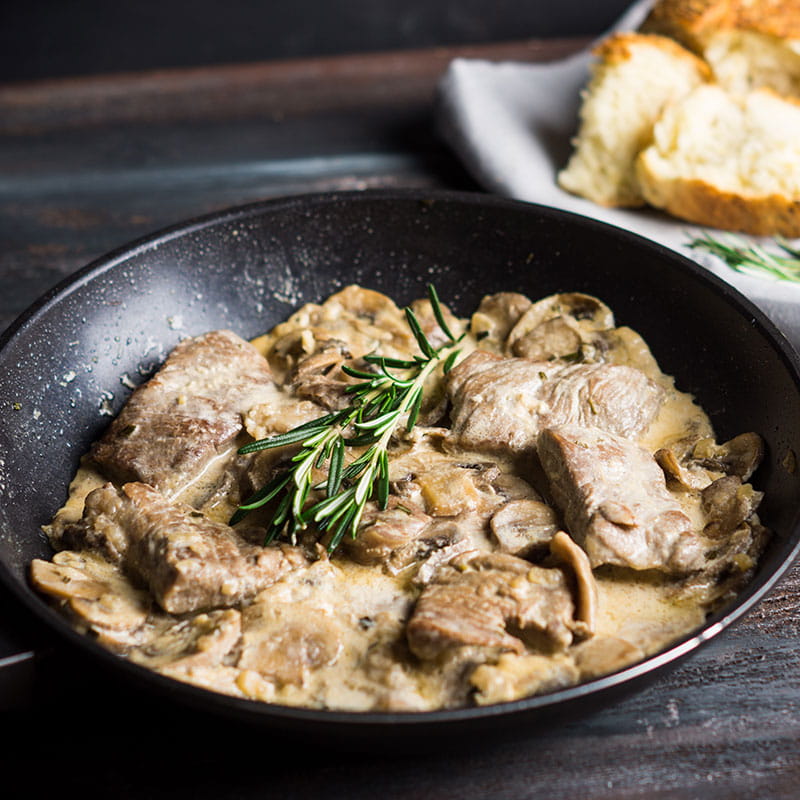 Porco salteado a Italiana