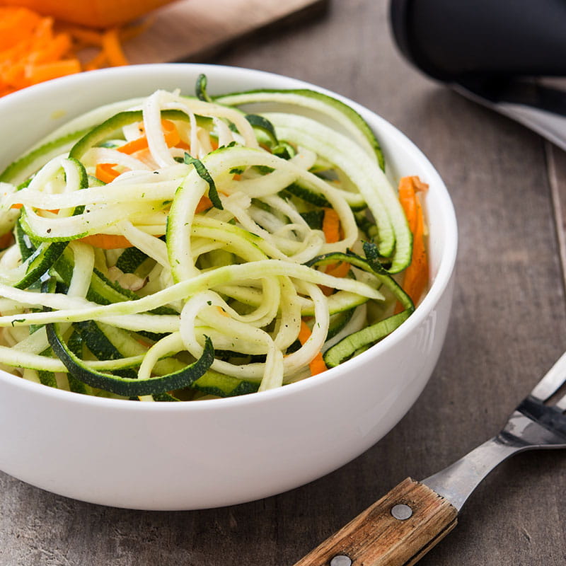 Salada de Cenouras e Curgetes com sabor Marroquino
