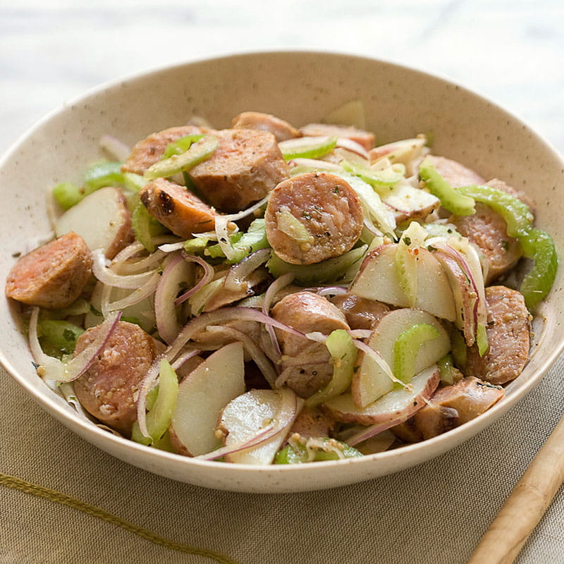 Salsichas e Legumes no Forno