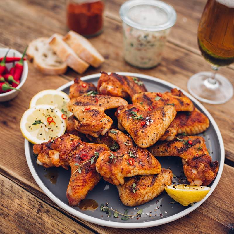 Asas de Frango Agridoces com Rendang